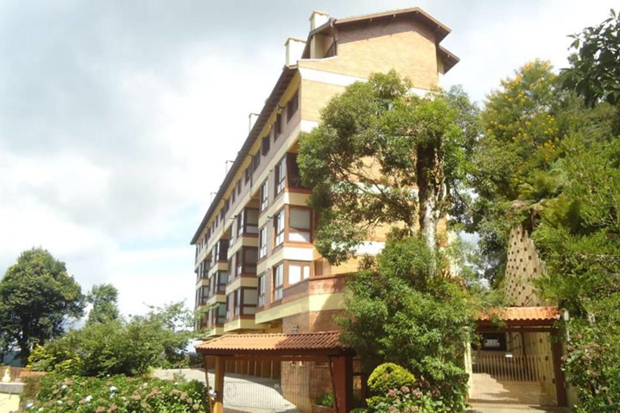 Belo Apartamento E Completo No Centro Com Vista Gramado Bagian luar foto