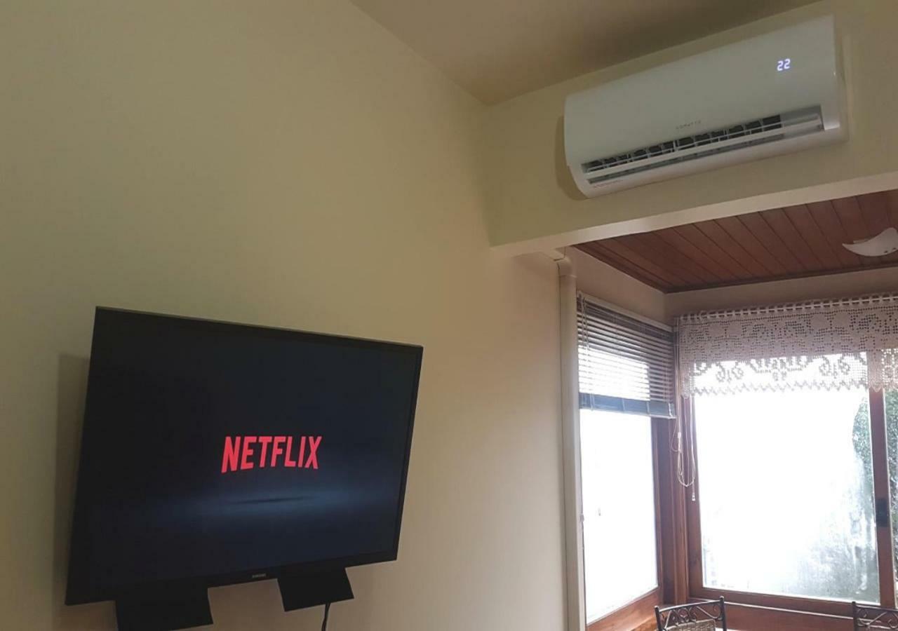 Belo Apartamento E Completo No Centro Com Vista Gramado Bagian luar foto